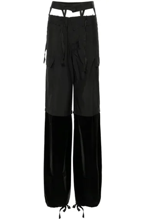 OTTOLINGER Raw-cut finish trousers