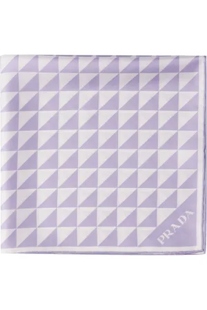 Prada Triangle-logo scarf