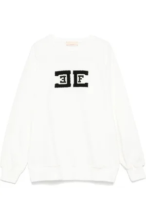 Elisabetta Franchi Logo-embroidered sweatshirt