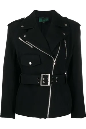 Jean Paul Gaultier 1990s belted biker jacket