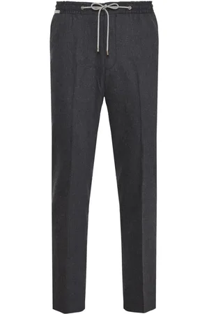 corneliani Creased straight-leg trousers