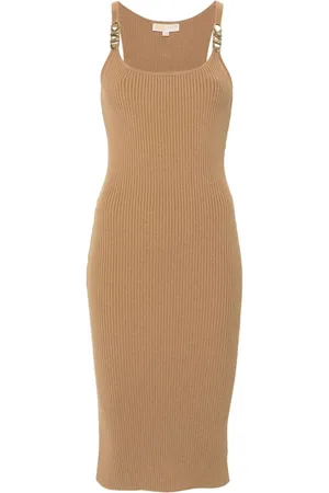 Michael Kors Ribbed-knit midi dress