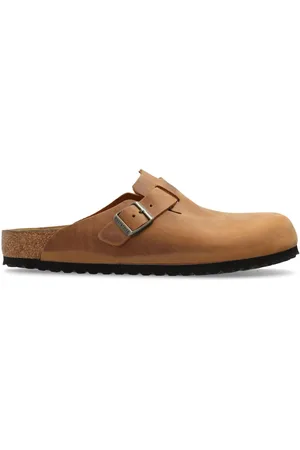 Birkenstock Boston leather slippers