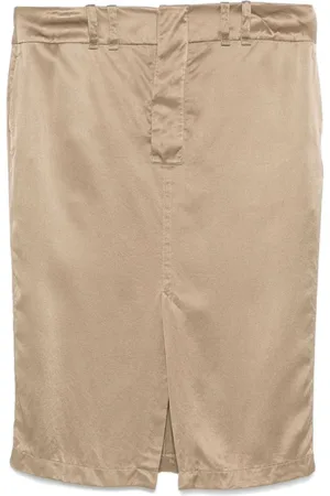 Saint Laurent Silk pencil skirt