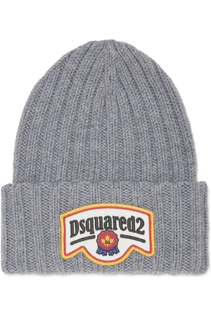 Dsquared2 Logo-appliqué knit beanie
