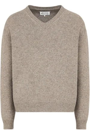 Maison Margiela Speckle-knit wool jumper