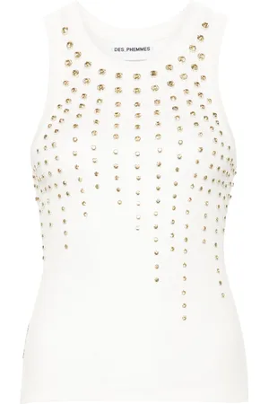 Des Phemmes Cold-Dye tank top