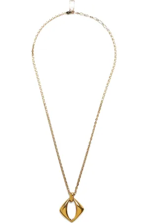 Saint Laurent Rhinestone pendant necklace
