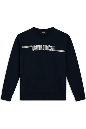 VERSACE Logo-print sweatshirt