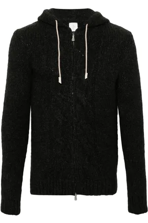 ELEVENTY Cable-knit hoodie