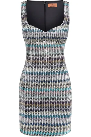 Missoni Lamé knitted mini dress