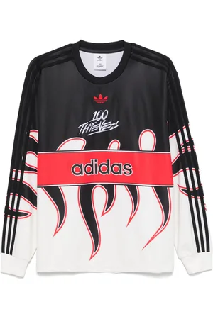 adidas X 100 Thieves logo-embroidered T-shirt
