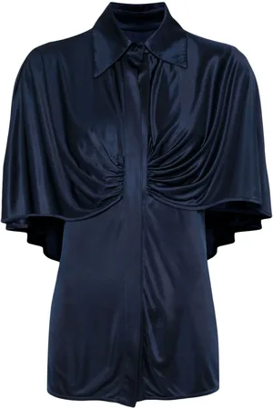 Costarellos Glossy jersey shirt