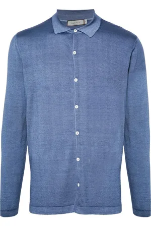 CANALI Polo-collar cardigan