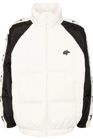 FIVE CM Logo-patch down jacket