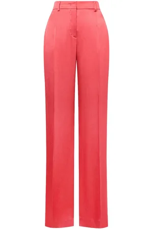 Alberta Ferretti Pressed-crease tailored trousers