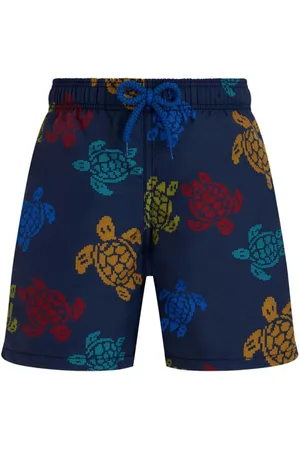 Vilebrequin X Falke Ronde des Tortues Tricot swim shorts