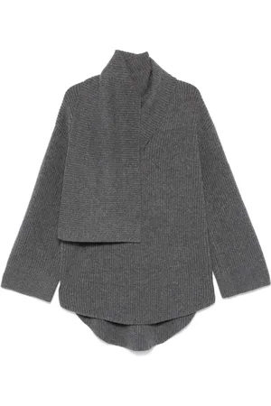 Totême Attached-scarf sweater