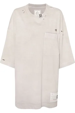 Maison Mihara Yasuhiro Sun-faded cotton T-shirt