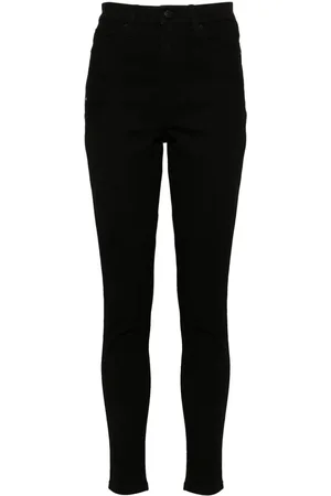 DKNY Logo-patch jeans