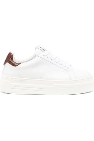 Lanvin DDB0 leather platform sneakers