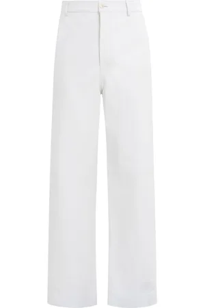 Marni Leather straight-leg trousers