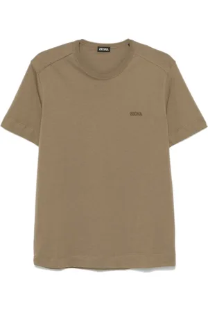 Ermenegildo Zegna Logo-embroidered T-shirt
