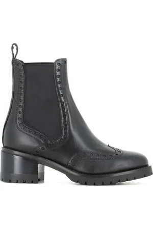 santoni 45mm Brogue Chelsea boots
