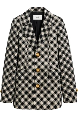 Ami Check-pattern jacket