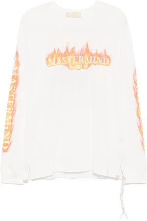 MASTERMIND Logo print long-sleeves T-shirt