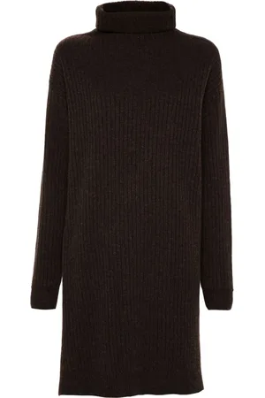 LEMAIRE Chunky-knit wool midi dress