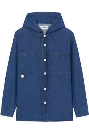 Chocoolate Hooded denim jacket