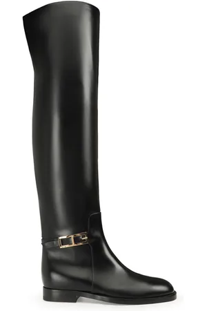 Sergio Rossi Nora knee-high leather boots