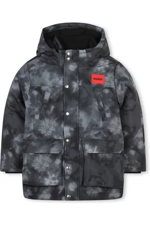 HUGO BOSS Tie-dye hooded jacket