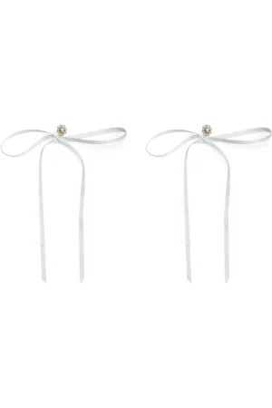 Simone Rocha Bow Ribbon stud earrings