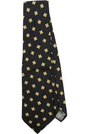 Moschino 2000s patterned-jacquard tie