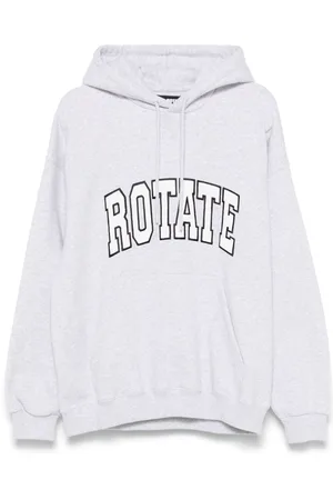 ROTATE Logo-embroidered hoodie