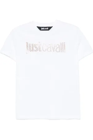Roberto Cavalli Studded-logo T-shirt