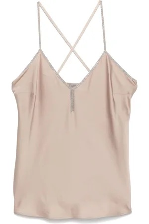 D.EXTERIOR Bead embellished top