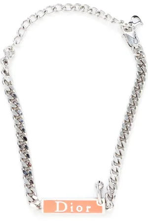 Dior Logo plaque bracelet