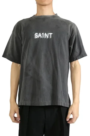 SAINT MXXXXXX Text-print cotton T-shirt