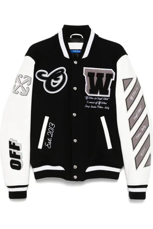OFF-WHITE Lea varsity jacket