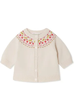 BONPOINT Tatiana intarsia-knit cardigan