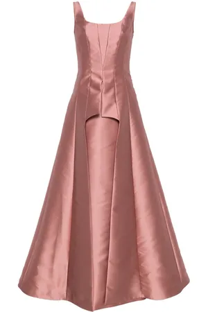 Alberta Ferretti Mikado dress set