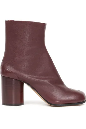 Maison Margiela Tabi 80mm leather ankle boots