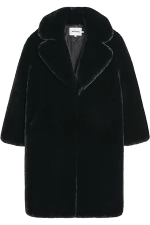 Apparis Steffi wide-lapels faux-fur coat