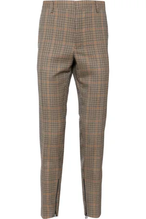 Lanvin Checked tapered trousers