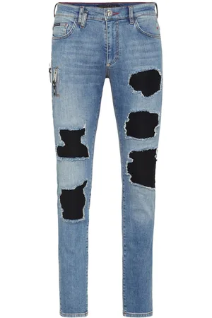 Philipp Plein Ripped skinny-fit jeans