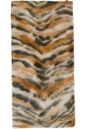 Twin-Set Leopard-print scarf
