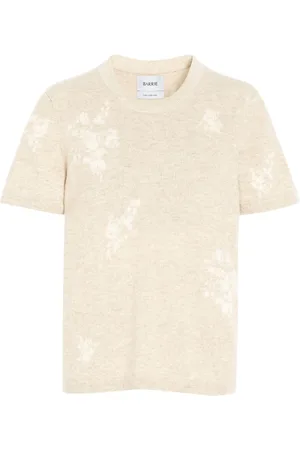 Barrie Floral cashmere T-shirt